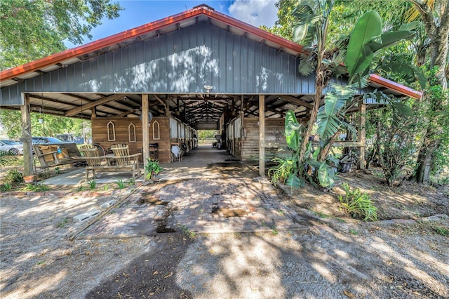 12714 Tyler Run Ave, Odessa, FL 33556 - view of vehicle parking featuring an exterior structure