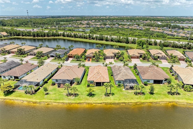 6756 Chester Trl, Lakewood Ranch, FL 34202 - aerial view of residential area featuring a nearby body of water