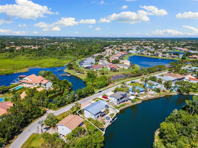 6406 Lincoln Rd, Bradenton, FL 34203 - aerial perspective of suburban area featuring a nearby body of water