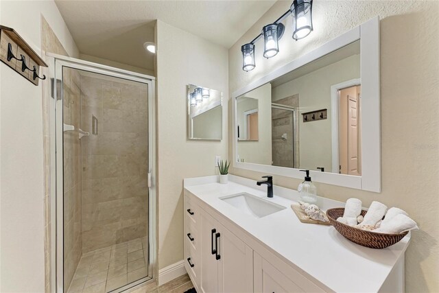 7911 Grand Estuary Trl Unit 102, Bradenton, FL 34212 - bathroom featuring a shower stall and vanity