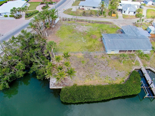 104 Pops Ln, Nokomis, FL 34275 - aerial view of residential area with a large body of water