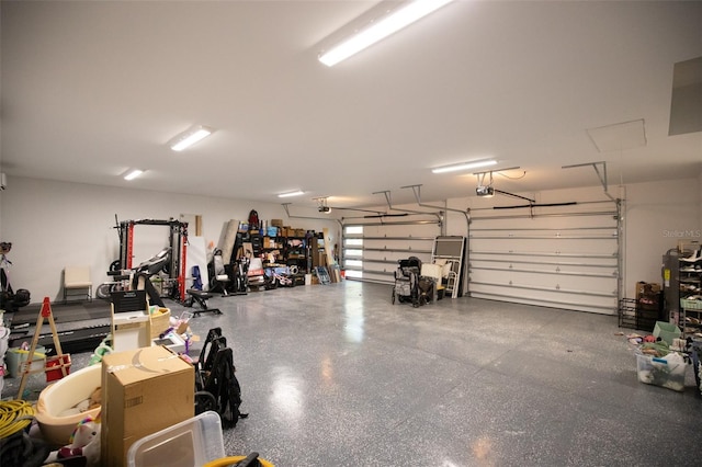 6713 Taneytown St, North Port, FL 34291 - garage featuring a garage door opener