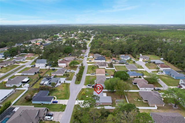 27 Sea Shark Path, Palm Coast, FL 32164 - aerial view of property and surrounding area with a forest and nearby suburban area