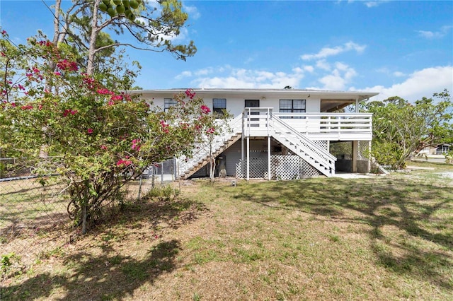 5403 Fleming St, Port Charlotte, FL 33981 - back of house featuring stairway