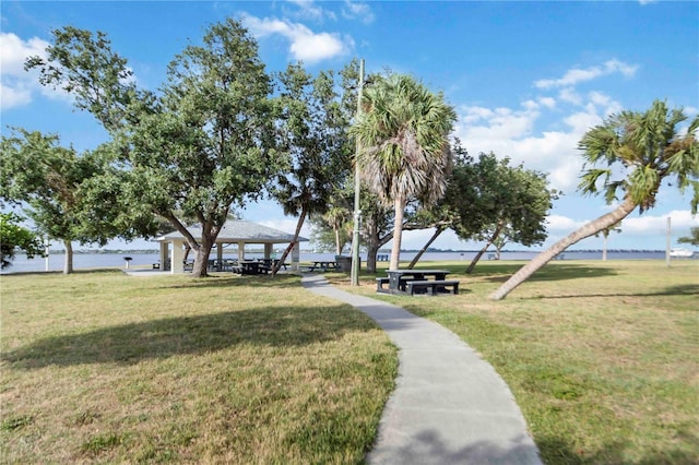 5403 Fleming St, Port Charlotte, FL 33981 - surrounding community with a gazebo and a yard