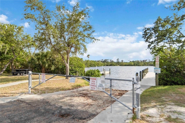 5403 Fleming St, Port Charlotte, FL 33981 - view of yard featuring a water view