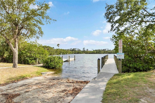 5403 Fleming St, Port Charlotte, FL 33981 - dock area with a water view