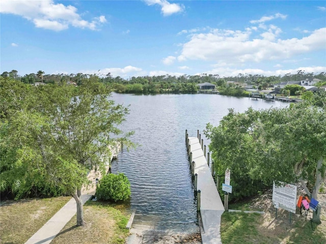 5403 Fleming St, Port Charlotte, FL 33981 - dock area with a water view