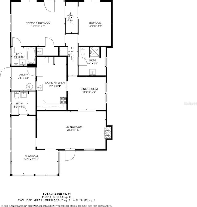 1019 10th Ave W, Bradenton, FL 34205 - property floor plan