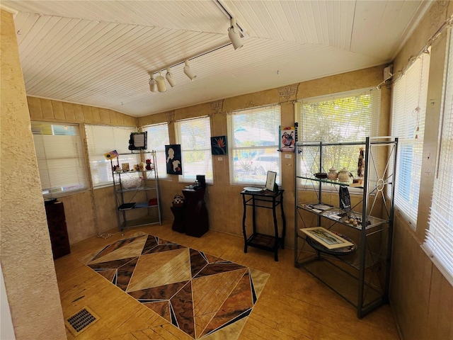 1019 10th Ave W, Bradenton, FL 34205 - sunroom / solarium featuring rail lighting and plenty of natural light