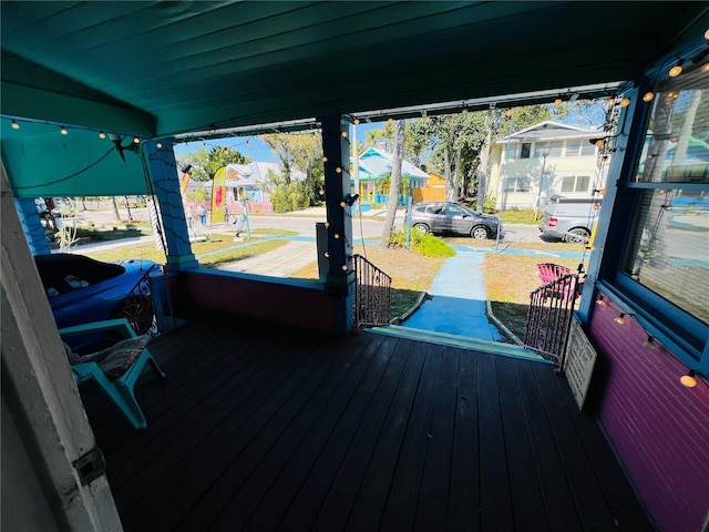 1019 10th Ave W, Bradenton, FL 34205 - view of wooden porch