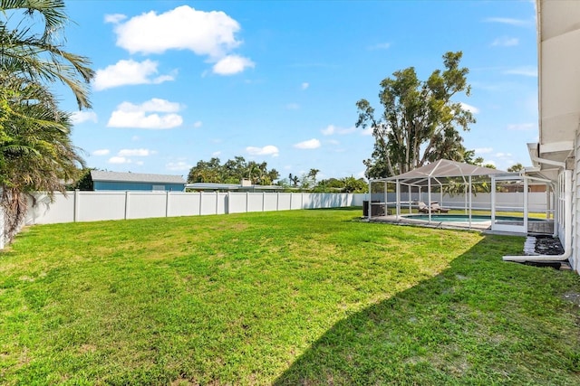 1723 Laramie St, Sarasota, FL 34231 - view of yard featuring glass enclosure