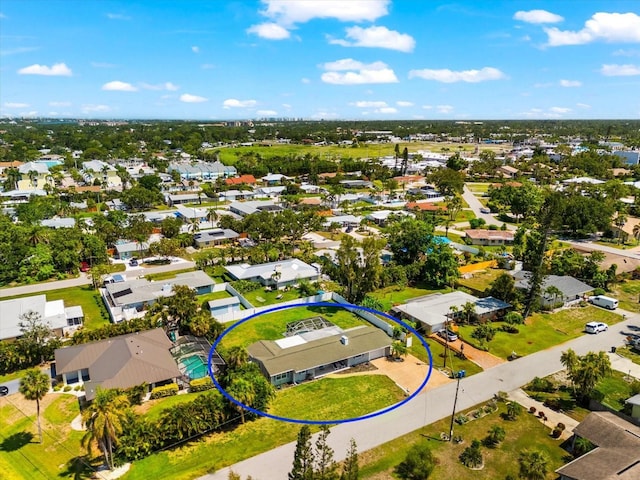 1723 Laramie St, Sarasota, FL 34231 - aerial perspective of suburban area