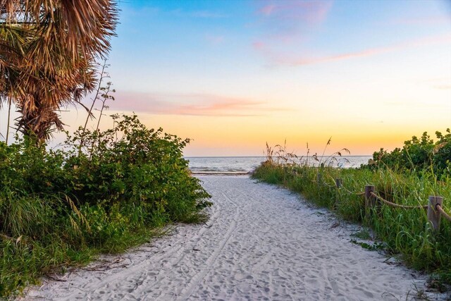 1723 Laramie St, Sarasota, FL 34231 - water view featuring local beach