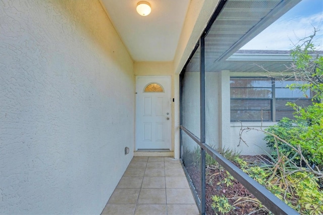 408 Fletcher St, Port Charlotte, FL 33954 - property entrance featuring stucco siding