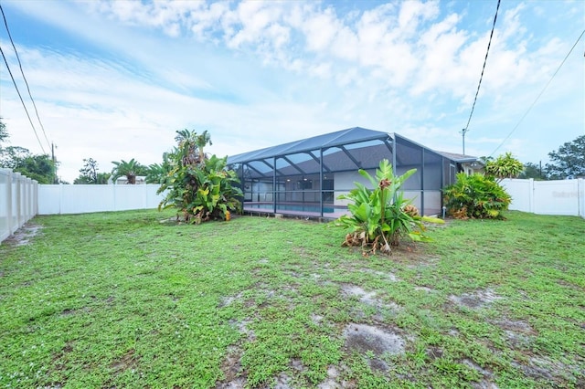 408 Fletcher St, Port Charlotte, FL 33954 - view of yard featuring glass enclosure