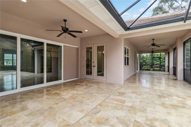1015 143rd St NE, Bradenton, FL 34212 - unfurnished sunroom with french doors