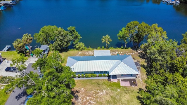 3861 N Ringdove Pt, Crystal River, FL 34428 - view from above of property featuring a nearby body of water