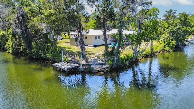 3861 N Ringdove Pt, Crystal River, FL 34428 - dock featuring a water view