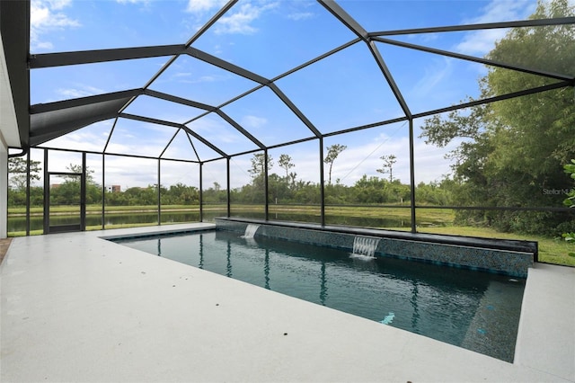 5240 Bentgrass Way, Bradenton, FL 34211 - swimming pool featuring a patio and glass enclosure