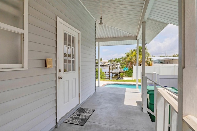 2002 8th St W, Palmetto, FL 34221 - view of patio with an outdoor pool