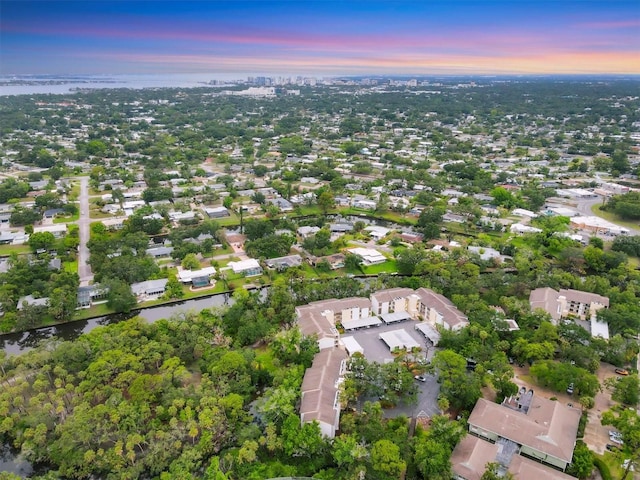 2740 Orchid Oaks Dr Unit 304, Sarasota, FL 34239 - aerial view of property and surrounding area featuring a large body of water