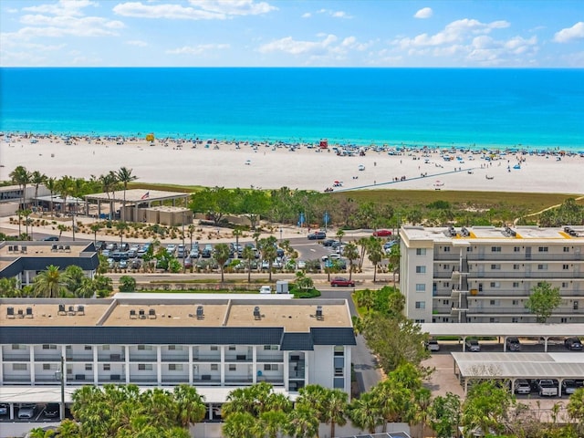 5600 Beach Way Dr Unit 201, Sarasota, FL 34242 - drone / aerial view of expansive beach and apartment complex
