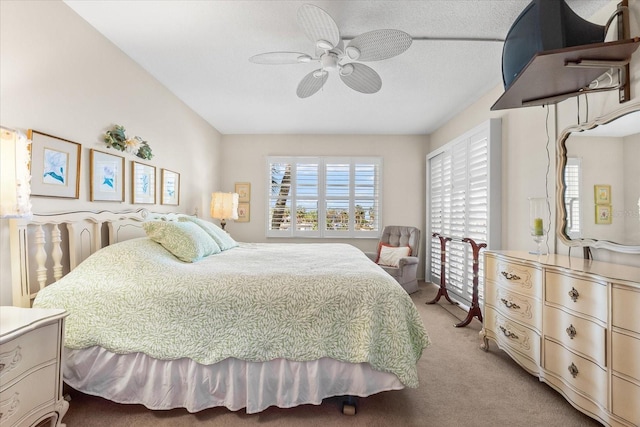 5600 Beach Way Dr Unit 201, Sarasota, FL 34242 - bedroom featuring light carpet and a ceiling fan