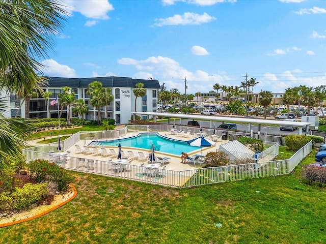 5600 Beach Way Dr Unit 201, Sarasota, FL 34242 - community pool with a patio area