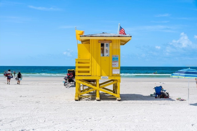 5600 Beach Way Dr Unit 201, Sarasota, FL 34242 - water view with nearby beach
