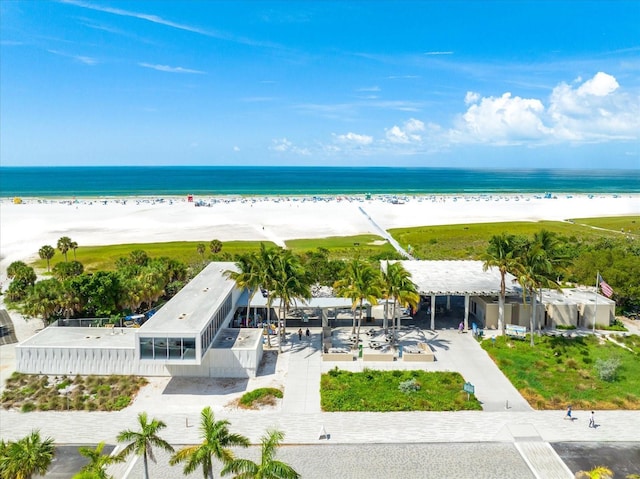5600 Beach Way Dr Unit 201, Sarasota, FL 34242 - water view with local beach