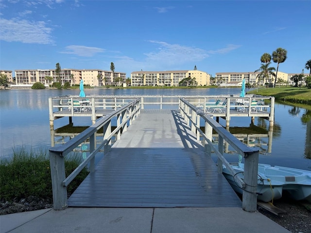3272 Lake Bayshore Dr Unit 515, Bradenton, FL 34205 - dock area with a water view