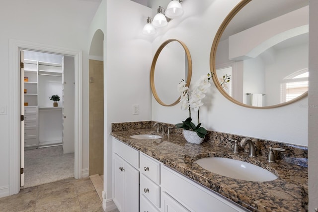 12015 Forest Park Cir, Bradenton, FL 34211 - full bathroom with double vanity and a spacious closet
