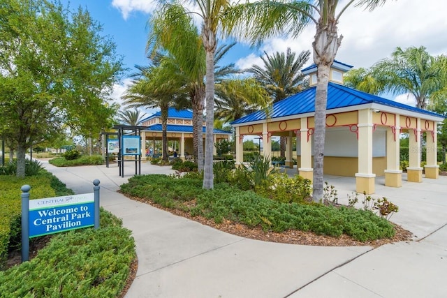 12015 Forest Park Cir, Bradenton, FL 34211 - view of home's community with a gazebo