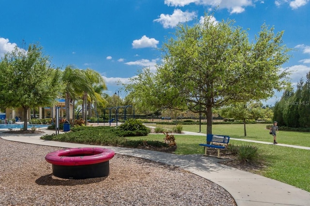 12015 Forest Park Cir, Bradenton, FL 34211 - view of community featuring a yard