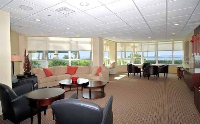 988 Blvd Of The Arts Unit 1016, Sarasota, FL 34236 - common area featuring recessed lighting and a paneled ceiling