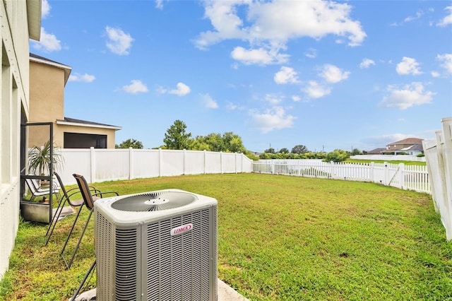 1234 Harbour Blue St, Ruskin, FL 33570 - view of yard featuring central AC
