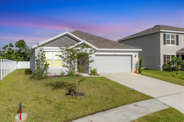 2105 Grand Flora Trl, Bradenton, FL 34208 - ranch-style house with a garage, concrete driveway, and stucco siding