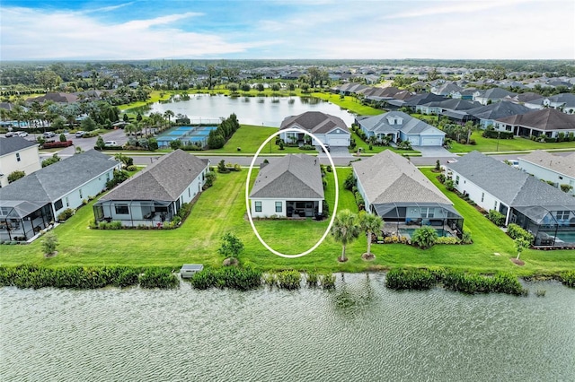 4625 Canoe Creek Ave, Parrish, FL 34219 - aerial view of residential area with a nearby body of water