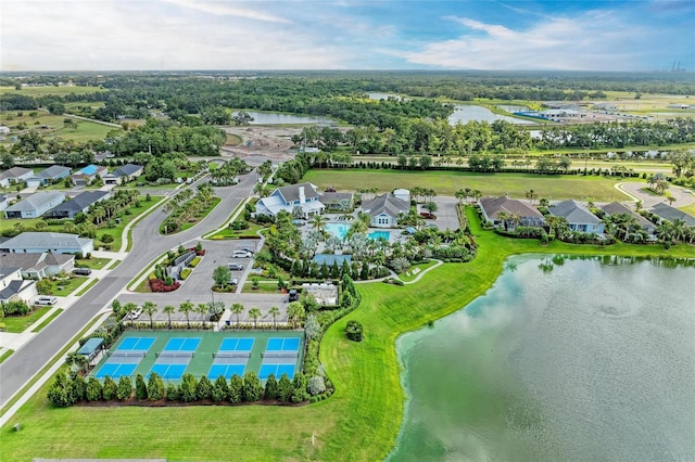 4625 Canoe Creek Ave, Parrish, FL 34219 - aerial perspective of suburban area with a nearby body of water