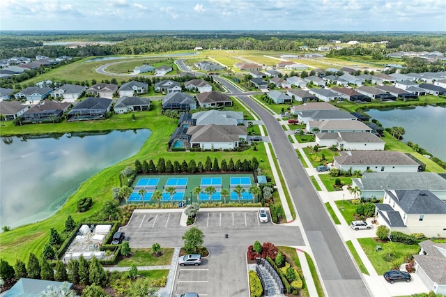 4625 Canoe Creek Ave, Parrish, FL 34219 - aerial view of residential area featuring a nearby body of water