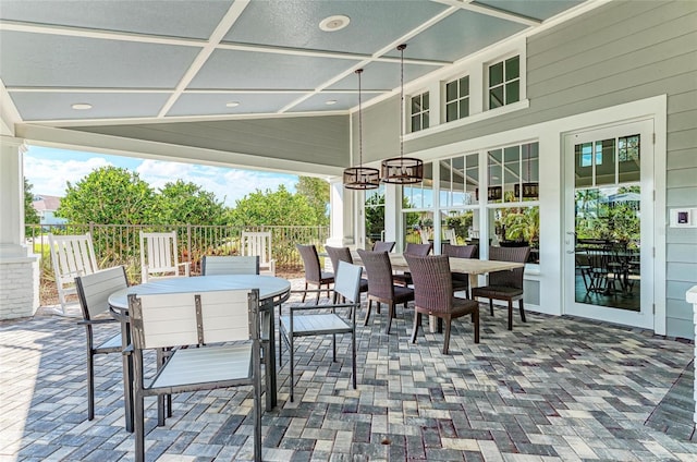 4625 Canoe Creek Ave, Parrish, FL 34219 - view of patio featuring outdoor dining area