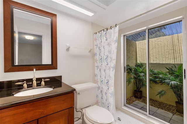5356 Royal Palm Ave Unit 5356, Sarasota, FL 34234 - full bath with vanity, toilet, and a shower with curtain