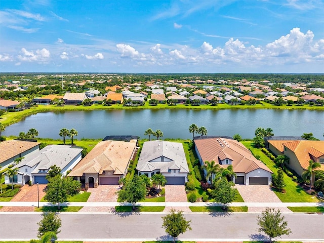 5740 Eagle Creek Rd, Sarasota, FL 34238 - aerial perspective of suburban area featuring a nearby body of water