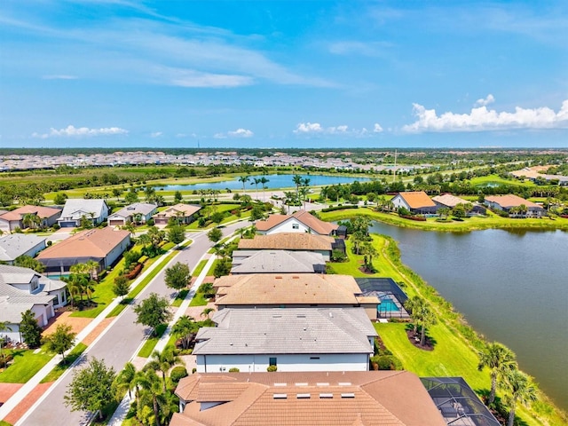 5740 Eagle Creek Rd, Sarasota, FL 34238 - aerial perspective of suburban area featuring a nearby body of water