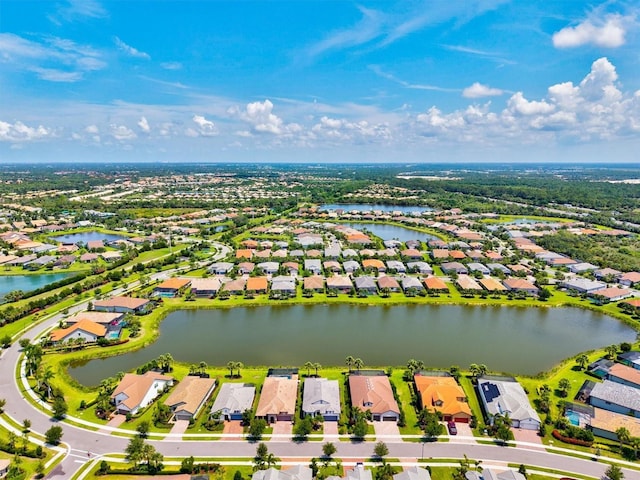 5740 Eagle Creek Rd, Sarasota, FL 34238 - aerial view of residential area featuring a nearby body of water