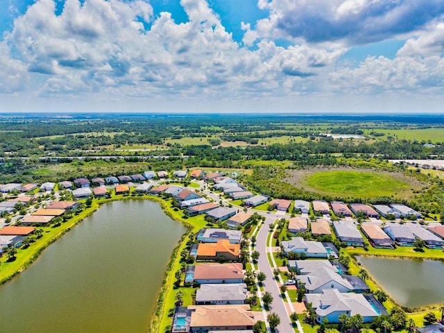 5740 Eagle Creek Rd, Sarasota, FL 34238 - aerial perspective of suburban area featuring a nearby body of water