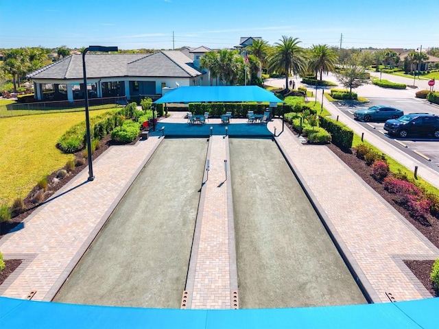 5740 Eagle Creek Rd, Sarasota, FL 34238 - view of home's community featuring a bocce ball area