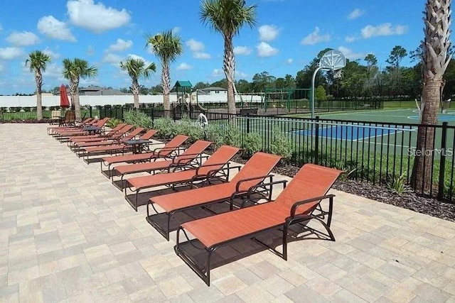 18620 Cortes Creek Blvd, Spring Hill, FL 34610 - view of community with community basketball court