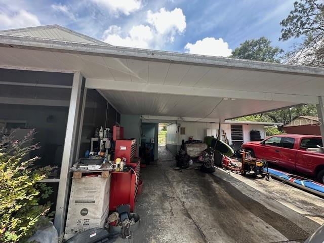 2094 Penn Dr, Deland, FL 32724 - view of car parking with an attached carport